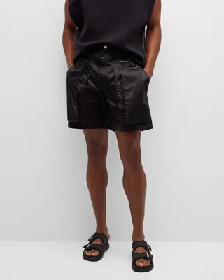 Men's Layered Cargo Shorts