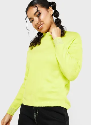 High Neck Classic Sweater 