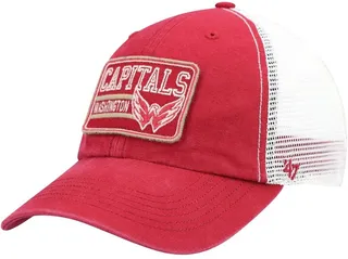 Men's '47 Red Washington Capitals off Ramp Trucker Snapback Hat