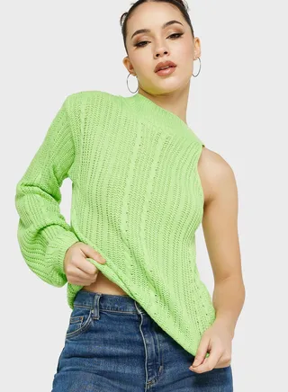 Cold Shoulder Sweater 