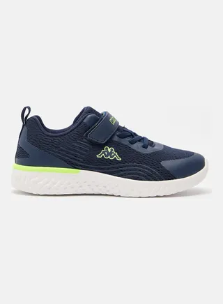 Textured Running Shoes with Hook and Loop Closure Navy 
