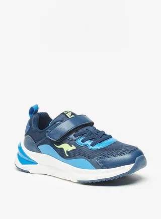 Boys Sports Shoes with Hook and Loop Closure 