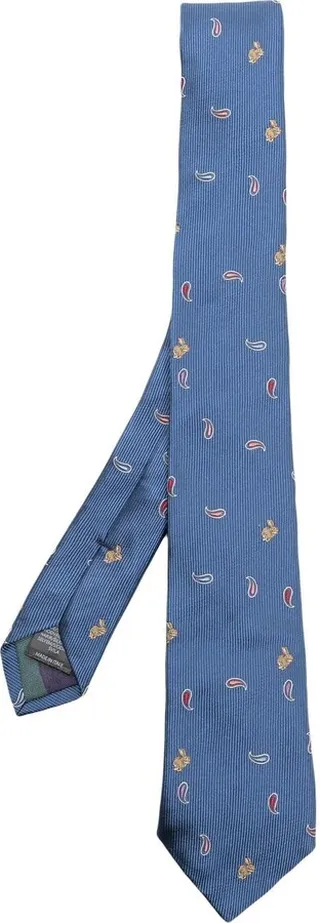 Paisley-Print Silk Tie
