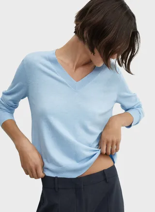V-Neck Knitted Sweaters 