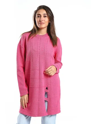 Wool women Pullover With Multi Design 