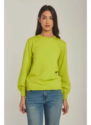 Fancy Basic Crew Neck Pullover 