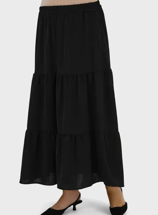 Tiered Maxi Skirt