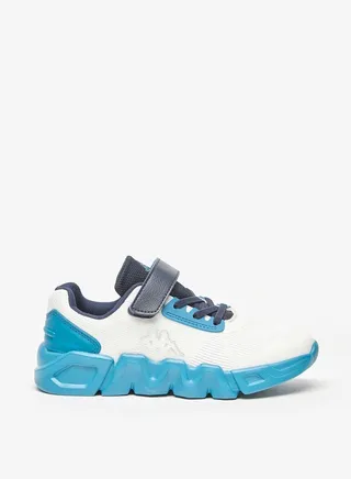 Boys' Textured Sports Shoes with Hook and Loop Closure 