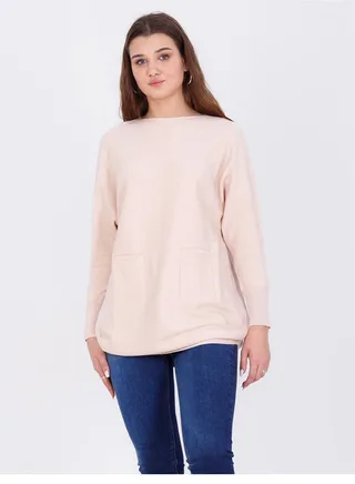 Plain Pullover with 2 Pockets 