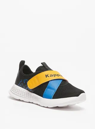 Boys Sports Shoes with Hook and Loop Cross Straps 