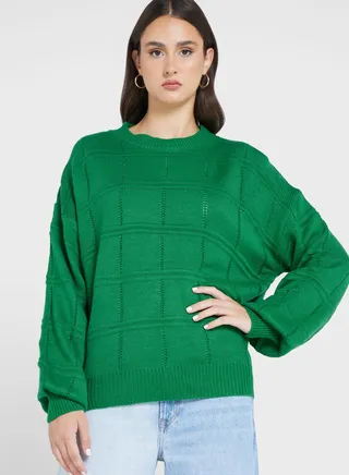 Cable Patterned Sweater 