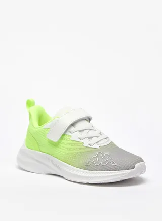 Boys' Colourblocked Sports Shoes with Hook and Loop Closure 