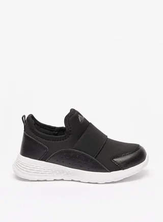 Boys Panelled Slip-On Sports Shoes 