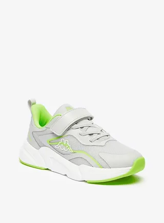 Boys Textured Sports Shoes with Hook and Loop Closure 