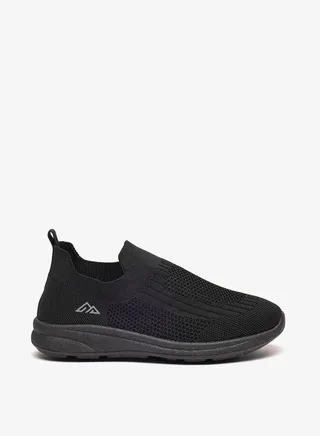 Boy's Textured Slip-On Sports Shoes 