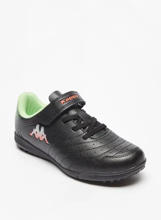Boys Printed Sports Shoes with Hook and Loop Closure 