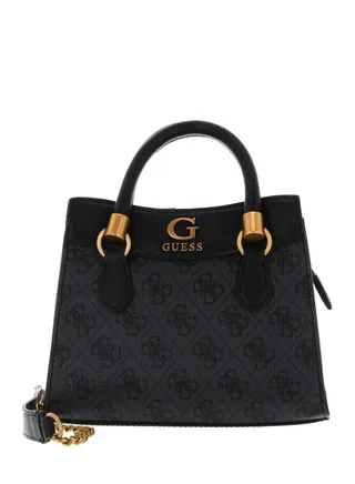 GUESS Nell Logo Mini Satchel Coal Logo 