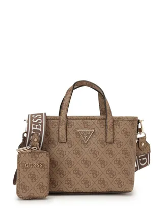 Guess Bag Latona mini Tote latte logo 