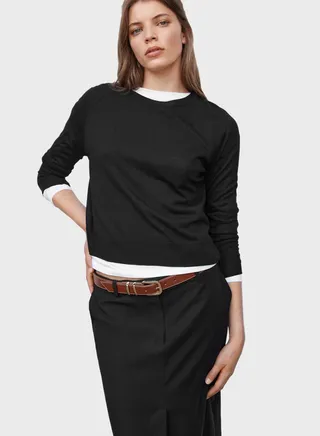 Crew Neck Knitted Sweater 