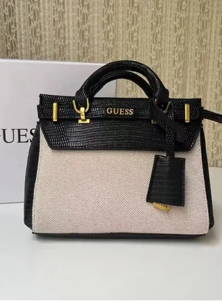 Stylish Kelly Small Handle Belt Embellished Charm Tote 