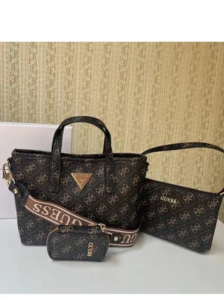 Fashion printed three-in-one large-capacity shopping bag 