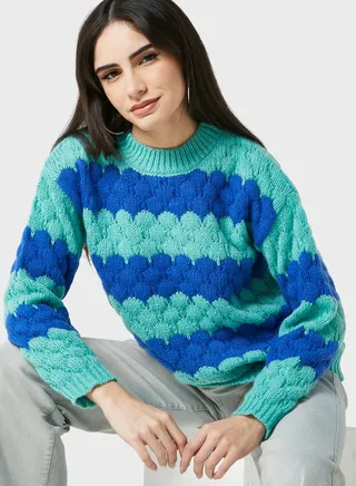 Strike Detail Sweater