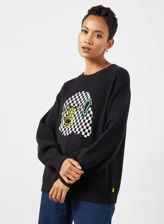 Tierra Whack Crew Neck Sweater Black 