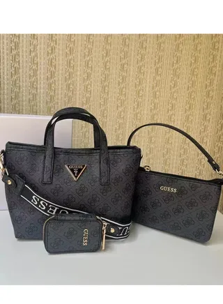 Fashion printed three-in-one large-capacity shopping bag 