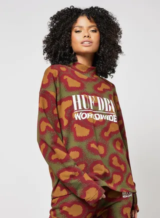 Network French Terry Sweater Olive 