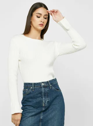 Sweater With Cuff Detailing 