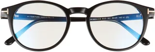 47mm Round Blue Light Blocking Reading Glasses
