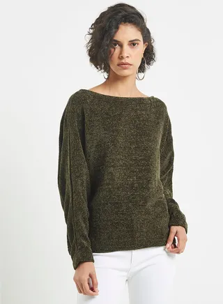 Solid Design Top Dark Green 