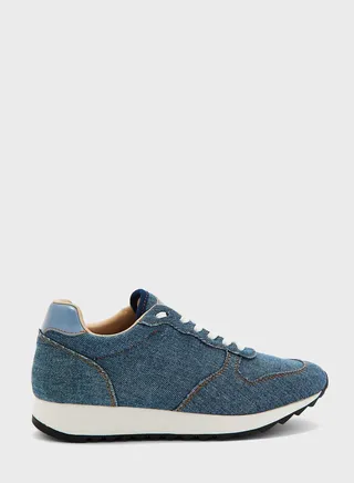 Denim Lace Up Sneaker