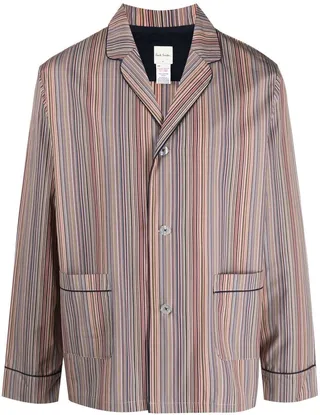 Artist Stripe Cotton Pajamas