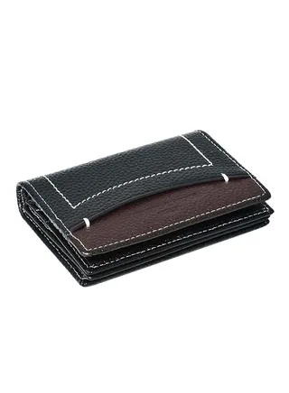 Treasure Bi-Fold Wallet Black/Brown 