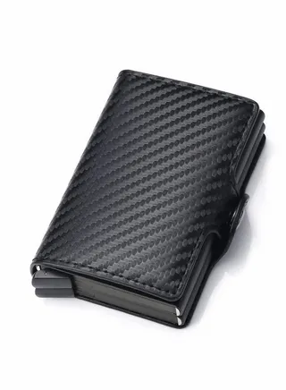 Card Holder, Men Credit Money Clip Wallets for Men, Slim Case Front Pocket Anti-theft-RFID Auto Pop up Travel Thin 