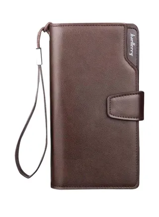 Leather Card Case Holder Brown 