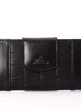 Top leather (RO 318) Womens Wallet Large Capacity Luxury Wax Genuine Leather Wallets Clutch Wallet Ladies Card holder 