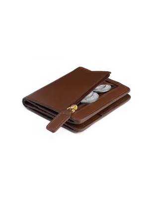 Women's Wallet Bifold Genuine Leather Rfid Blocking Ladies Mini Purse 