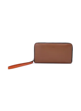 Orvokki Zip Around Wallet Beige/Orange 