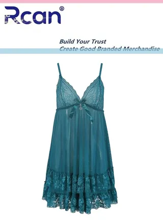 Lingerie for Women French V-Neck Mesh High-End Jacquard Suit Babydoll Suspenders 2-Piece Set 
