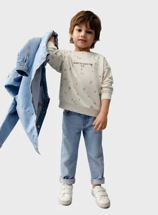 Kids Cactus Printed Sweatshirt 