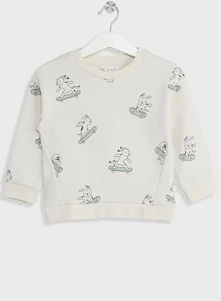 Kids Skate Printed Sweatshirt 