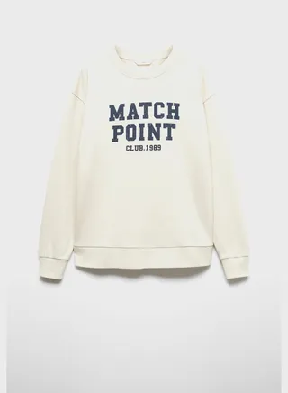 Youth Text Print Sweatshirt 