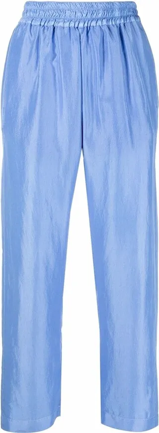 High-Waisted Cropped Trousers