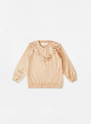 Infant Ruffle Detail Sweatshirt 