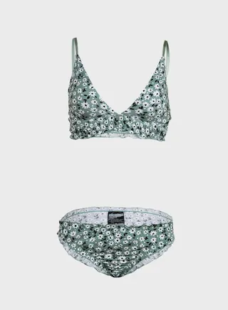 Triangle Bra And Briefs Set 