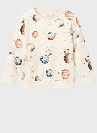 Kids Planet Print Sweatshirt 