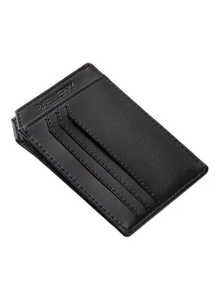 Slim Casual Card Holder Black 