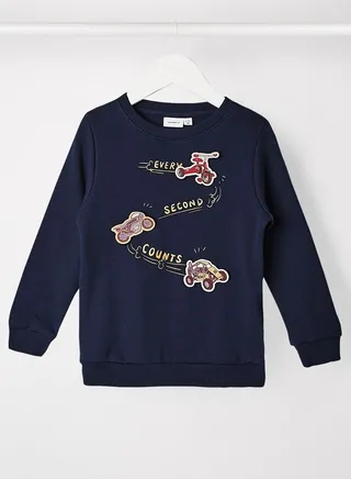 Infant Front Applique Sweatshirt 